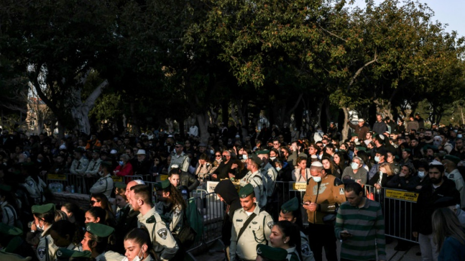 Funerales de policías muertos en un ataque del grupo EI en Israel