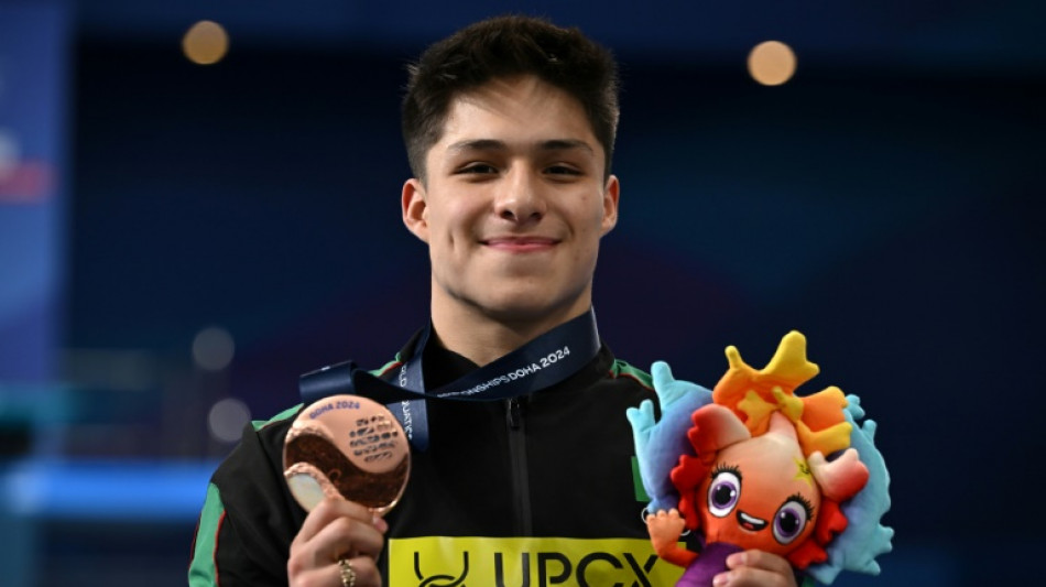 Mexicano Olvera Ibarra logra el bronce en Mundiales de clavados