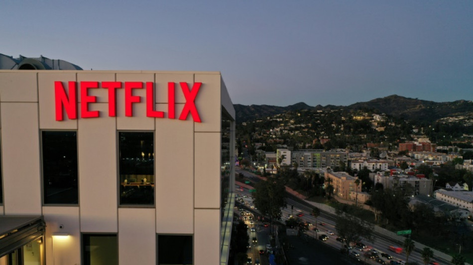 Stock markets rise but Netflix sinks