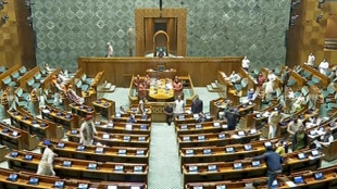 Nearly 100 MPs barred from Indian parliament session