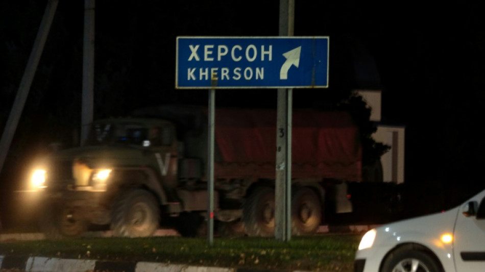 As Ukrainians advance, Russians risk losing prized Kherson city