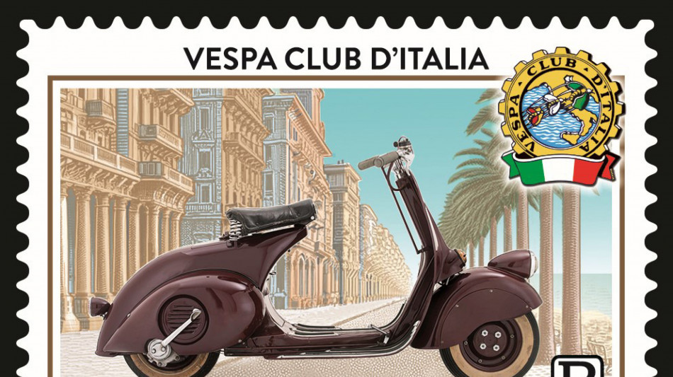 Un francobollo dedicato al mito e al club della Vespa