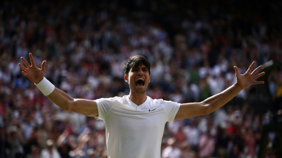 Alcaraz overpowers Djokovic to retain Wimbledon title