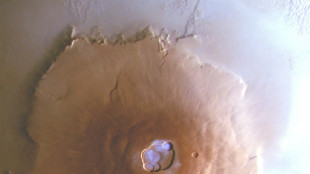 Inesperado hallazgo de escarcha en la cumbre de los volcanes de Marte