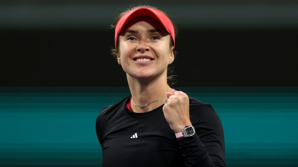 Ukraine's Svitolina feels the love in US after Trump-Zelensky dust up