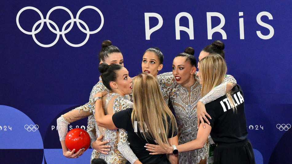 Parigi: Italia bronzo nella ginnastica ritmica a squadre