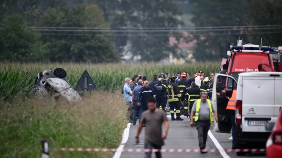 Muere una niña en Italia al estrellarse un avión militar acrobático