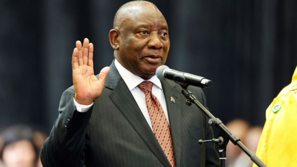 South Africa's Ramaphosa re-elected after coalition deal 