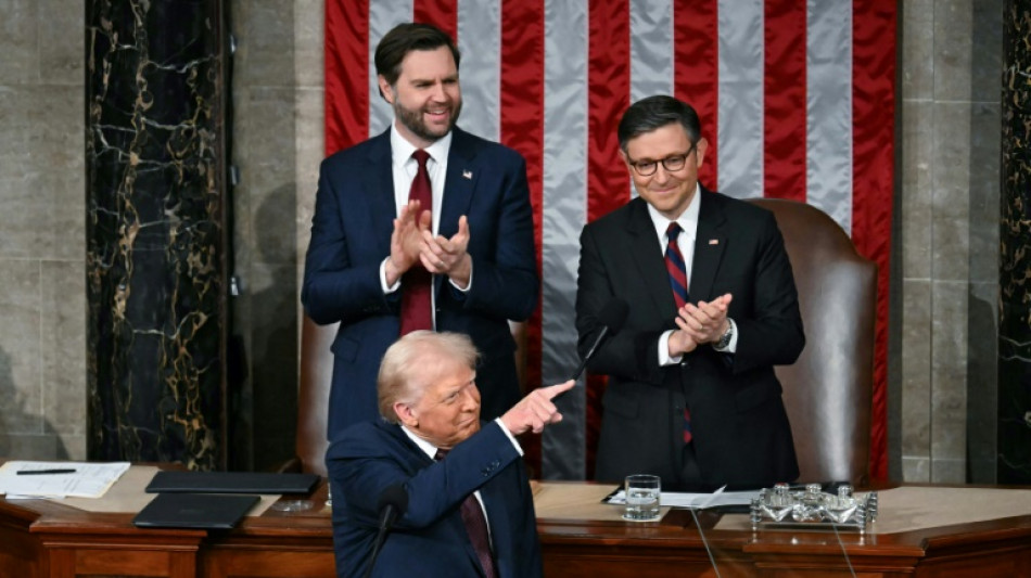 Trump hails 'unstoppable' America in return to Congress