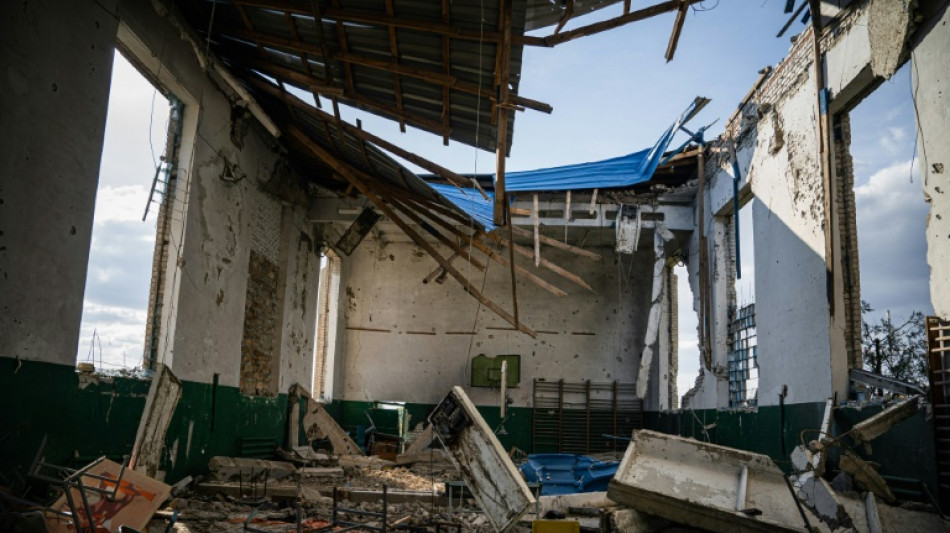 Rubble and relief in recaptured south Ukraine village