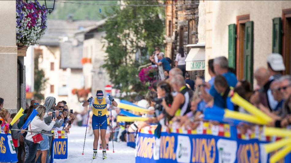 A Livigno la neve d'agosto, anche Pellegrino al via Bwt 1k shot