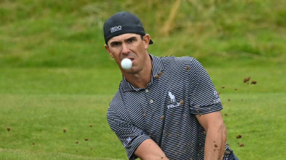 Horschel leads British Open as torrential rain sets up thrilling final round