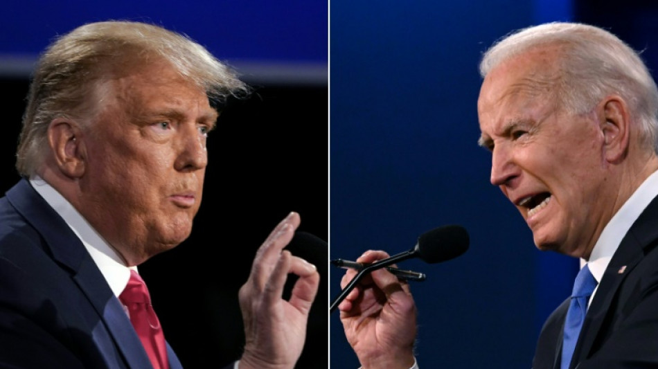 Debate tenso entre un Trump seguro de sí mismo y un Biden titubeante