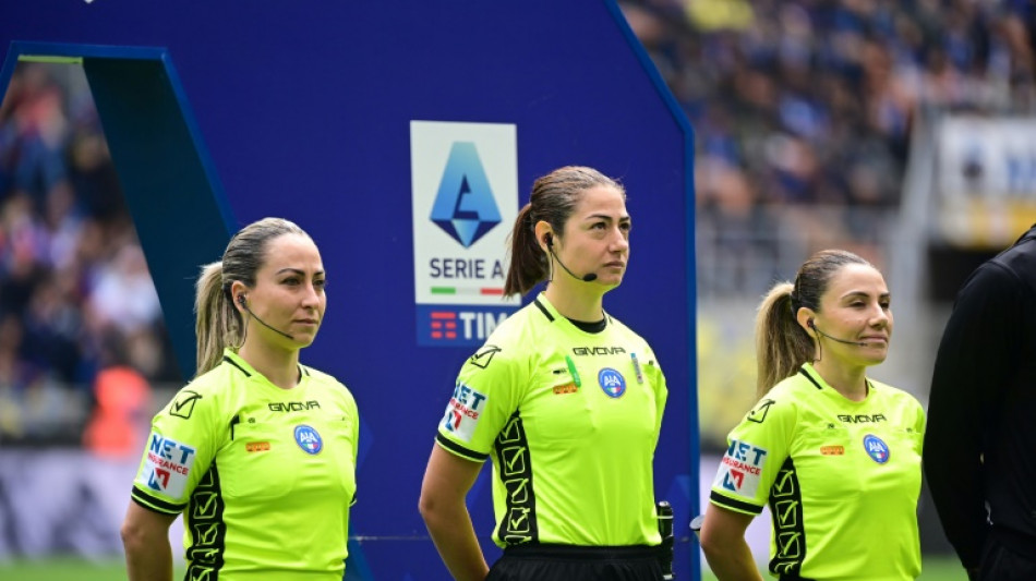 All-female team referee Serie A match for first time