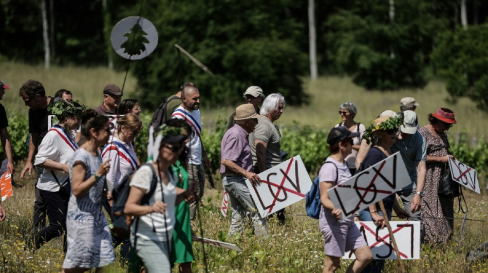 LGV Sud-Ouest: 400 manifestants en Gironde, qui comptent "durcir" la lutte