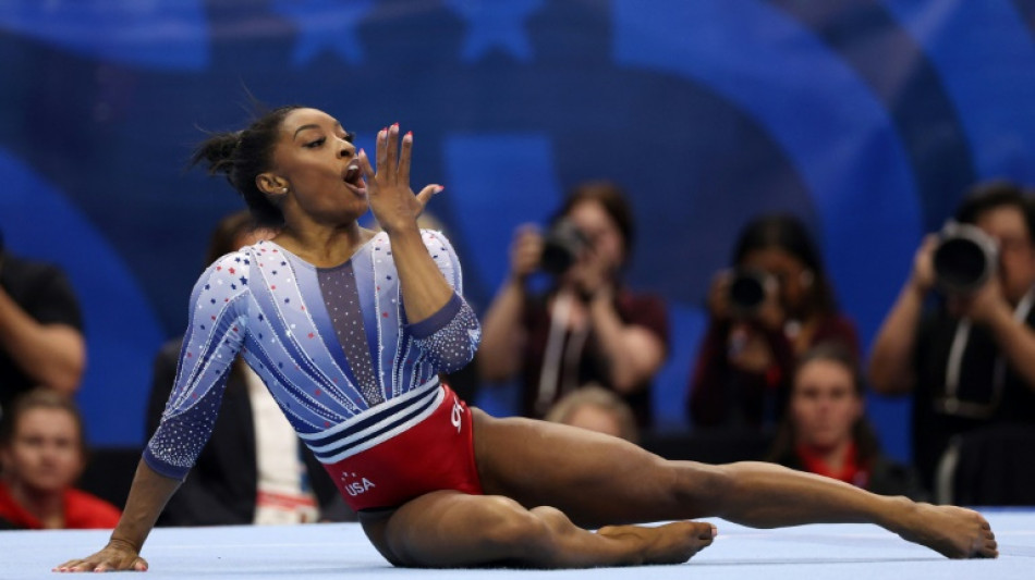 Biles a step closer to Paris as injuries rattle US Olympic gymnastics trials