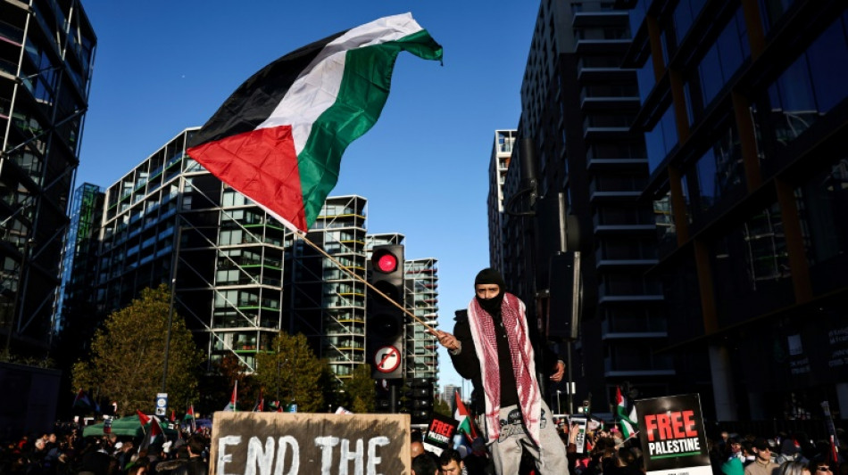 Unos 300.000 participantes en marcha propalestina en Londres, según la policía