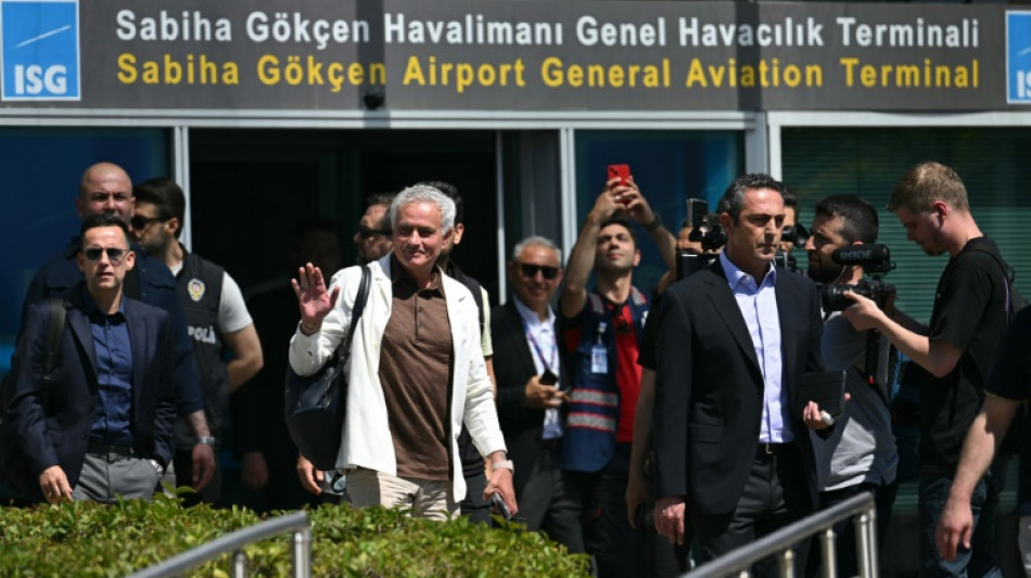 New Fenerbahce coach Mourinho arrives in Istanbul