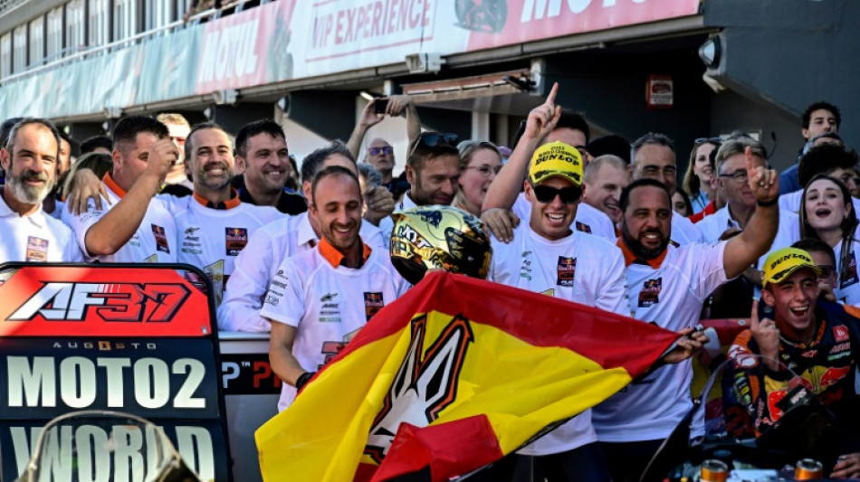 El español Augusto Fernández se proclama campeón mundial de Moto2