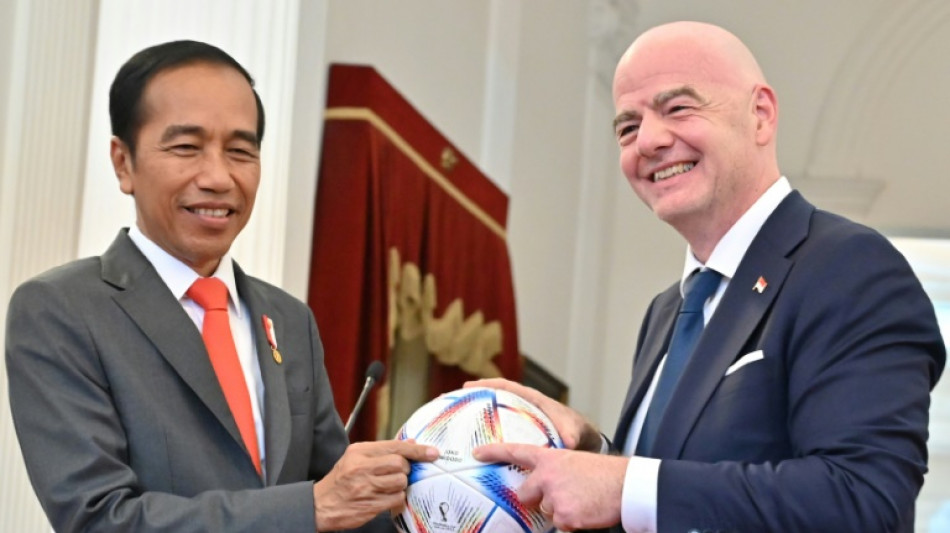 Fury at FIFA chief's kickabout in Indonesia after stadium tragedy