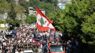 Angehörige von Opfern demonstrieren zu Jahrestag von Hafen-Katastrophe in Beirut