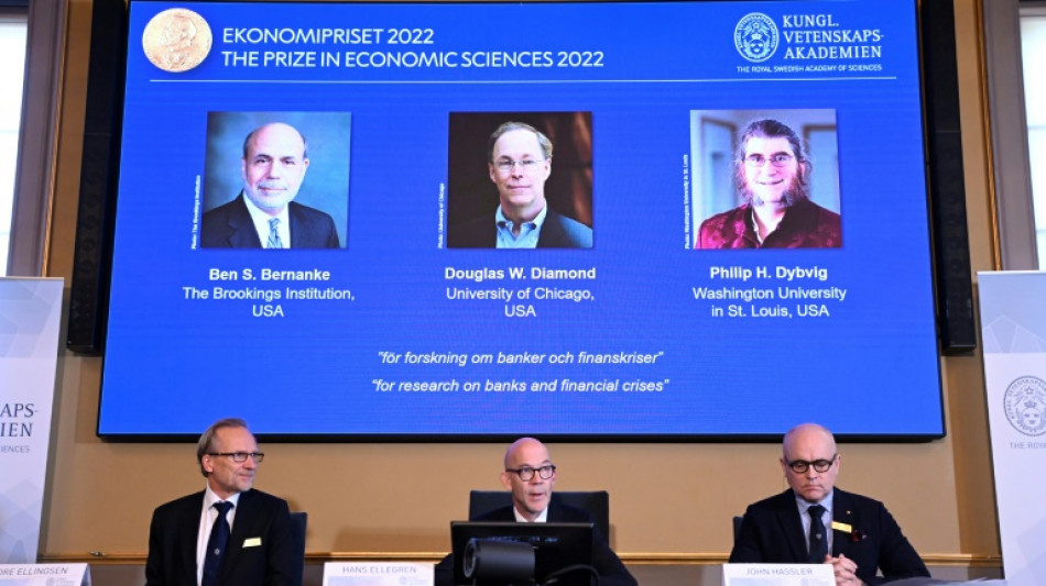 US trio, including ex-Fed chief Bernanke, win economics Nobel 