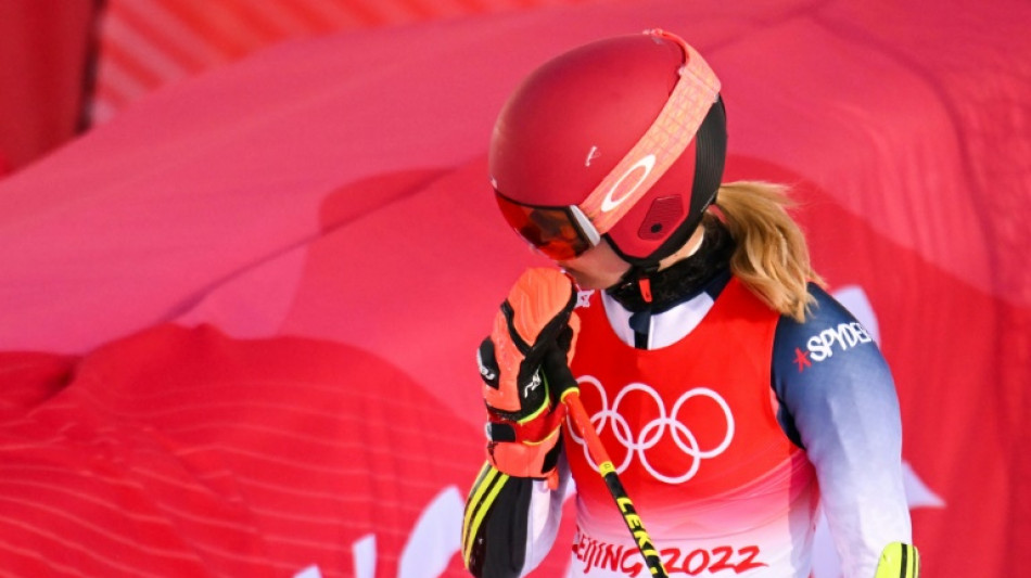 Deja vu as US ski star Shiffrin slides out of Olympic slalom