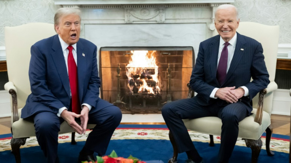 "Bienvenido de nuevo", dice Biden a un Trump triunfante en la Casa Blanca