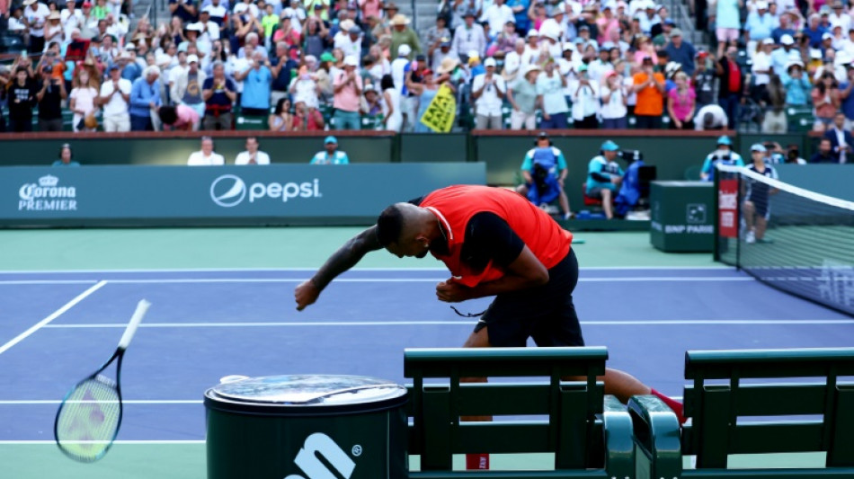 Nick Kyrgios y otro festival de excesos ante Nadal en Indian Wells 