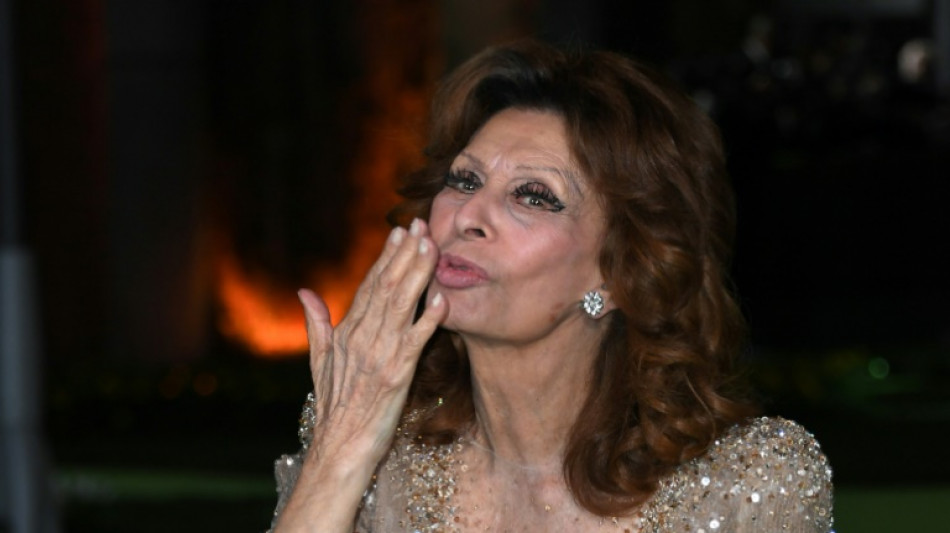 Cinéma: la star italienne Sophia Loren fête ses 90 ans à Rome