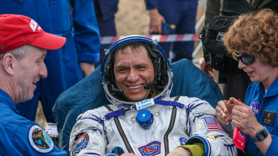 US astronaut gets used to Earth after record-setting 371 days in space