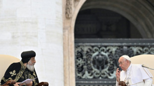 Two popes in the Vatican as Francis greets Coptic leader