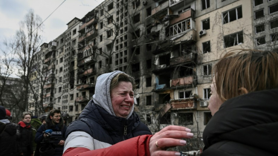 Tears, fear and fury in Kyiv after Russian attacks