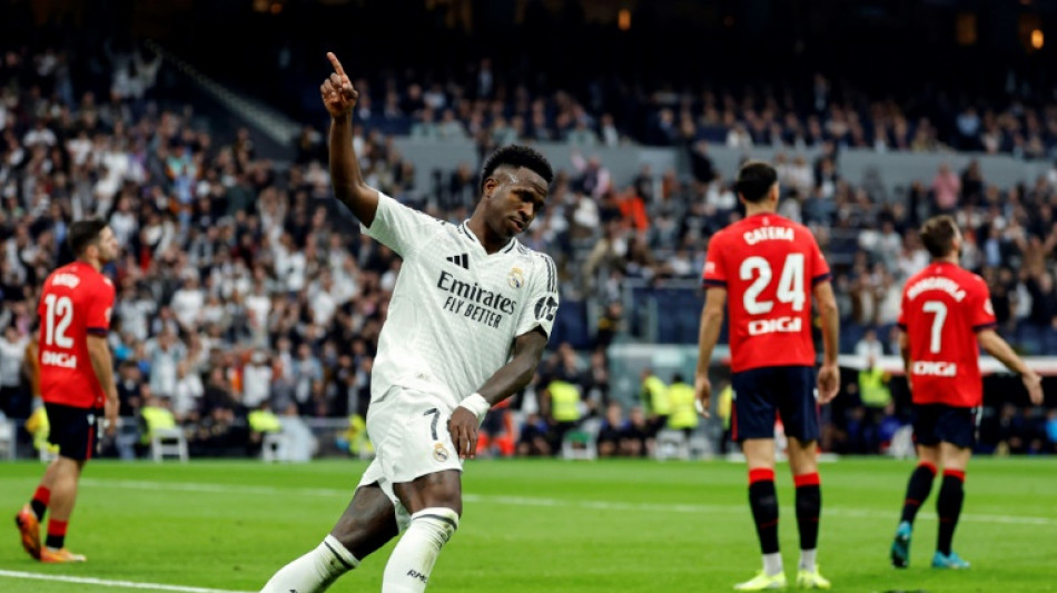 Vinicius treble as Real Madrid crush Osasuna, Villarreal rise