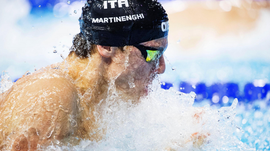 Nuoto:Settecolli; 100m rana a Martinenghi, Viberti ok per Parigi