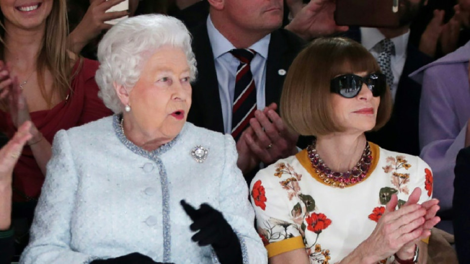 London Fashion Week opens in mourning for queen