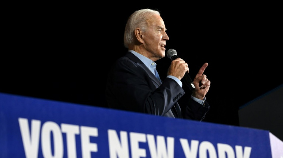 Biden says democracy at stake as Republicans eye 'red wave'