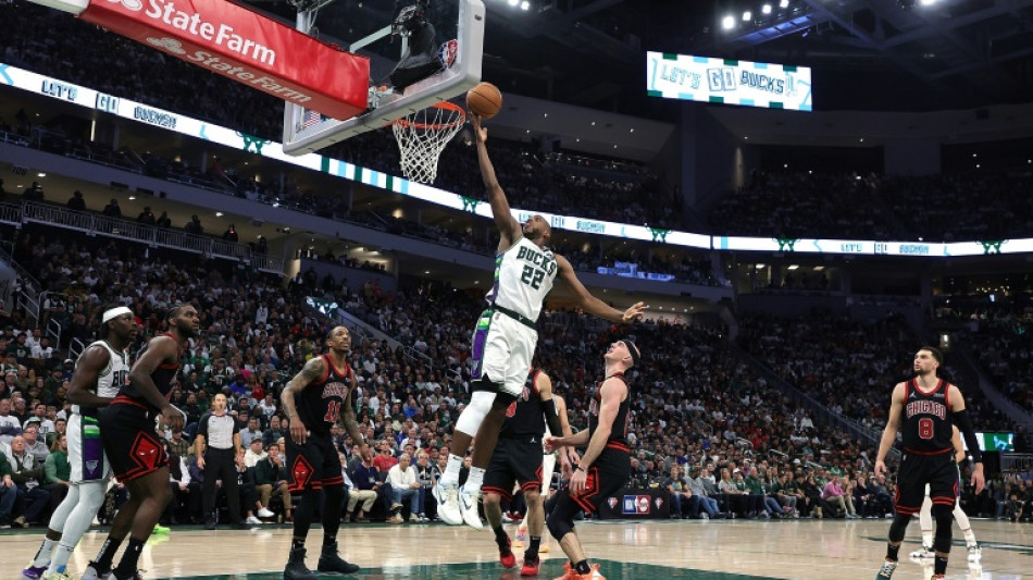 Bucks' Middleton to miss rest of 1st round NBA playoff series