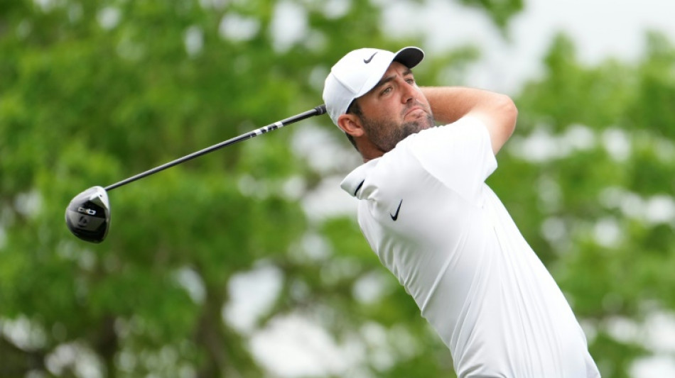 Top-ranked Scheffler in five-way tie for lead at Houston Open