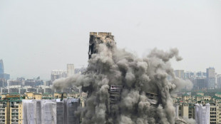 Dos torres ilegales de 100 metros destruidas en los suburbios de Nueva Delhi