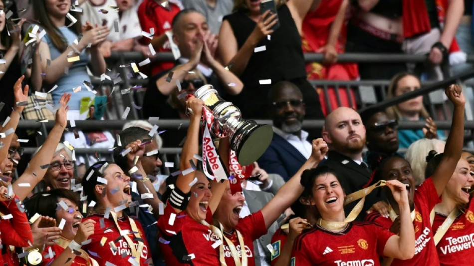 'History makers' Man Utd crush Spurs to lift Women's FA Cup for first time