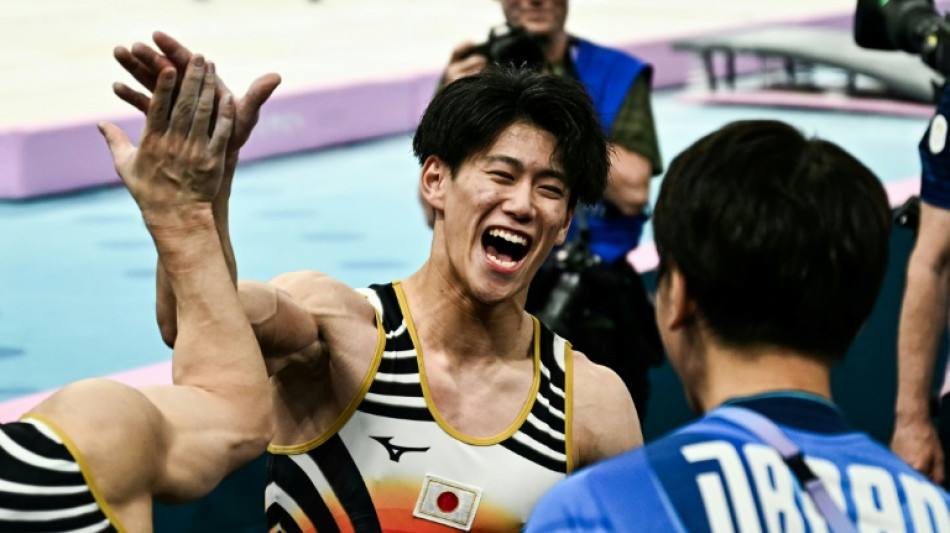 Japan snatch Olympic men's gymnastics gold after China stumble late on