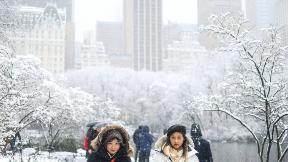 Vuelos cancelados y caos de transporte por una tormenta de nieve en Nueva York