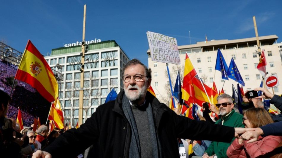 Manifestación en Madrid contra la ley de amnistía para los independentistas catalanes