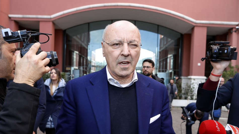 Calcio: Inter; Marotta, non si vince per caso ma per meriti