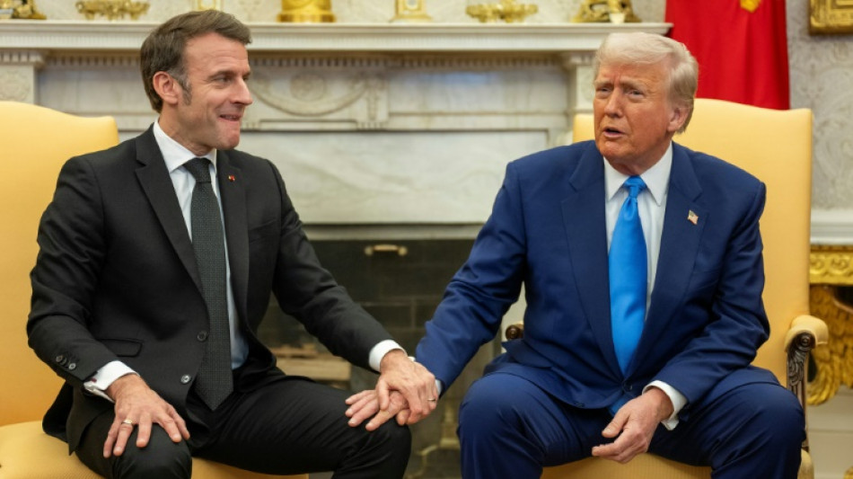 Macron e Trump revivem 'bromance' com toque de tensão