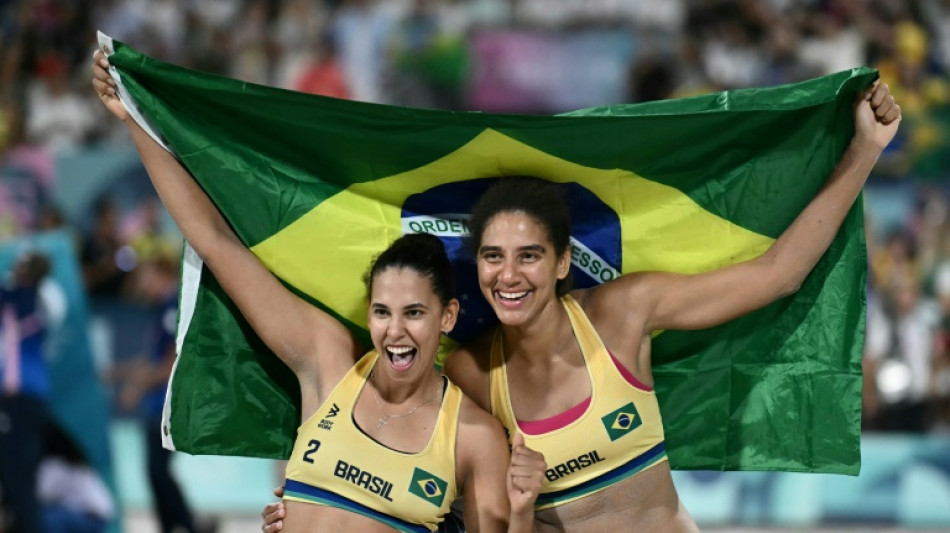 Brazil wrestle to women's gold in Olympic beach volleyball