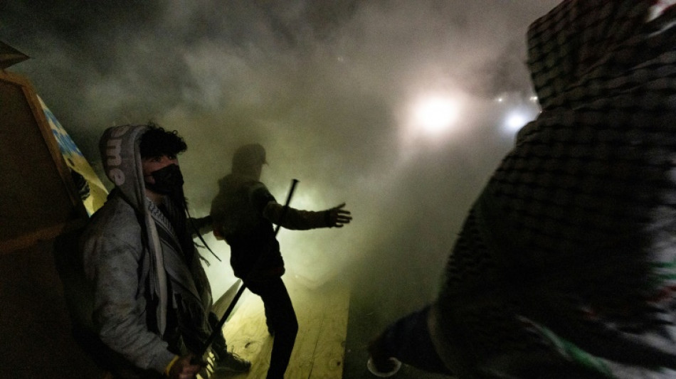 Mobilisation en soutien à Gaza: affrontements sur un campus de Los Angeles