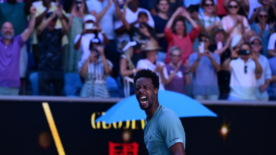 Veteran Monfils stuns fourth seed Fritz at Australian Open