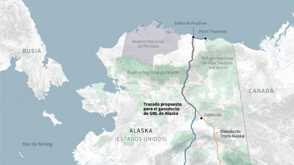 Qué se sabe del gasoducto "gigante" en Alaska que propone Donald Trump